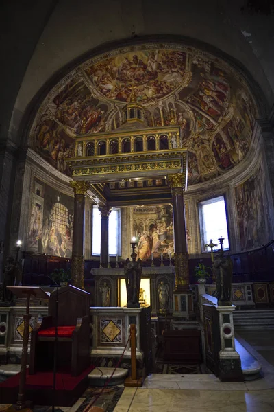 Rome Italie Intérieur Saint Pierre Dans Les Chaînes San Pietro — Photo