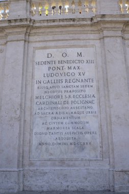 Roma İtalya, trinity Trinit dei Monti Piazza di Spagna, merdiven dağların Kilisesi