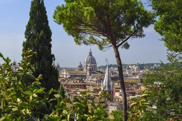 Roma Pincio terasından Panoraması. İtalya