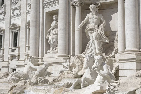Trevi Fountain Baroque Architecture Rome Italy — Stock Photo, Image