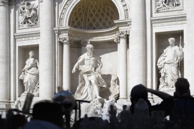 Trevi Çeşmesi, Roma, İtalya barok mimari