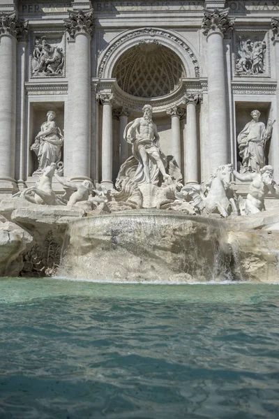 Trevi Fountain Baroque Architecture Rome Italy — Stock Photo, Image