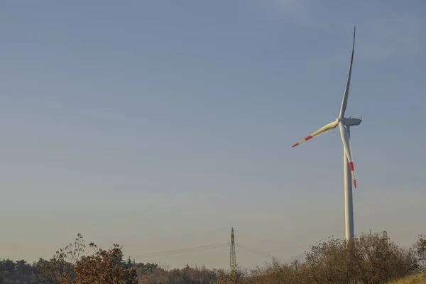 Ökoenergie Windkraftanlagen Zur Erzeugung Erneuerbarer Energien Trentino Italien — Stockfoto