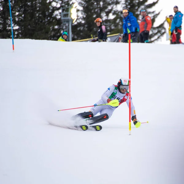 Madonna Campiglio Italy 2018 3Rd Men Slalom Gross Italy Special — Stock Photo, Image