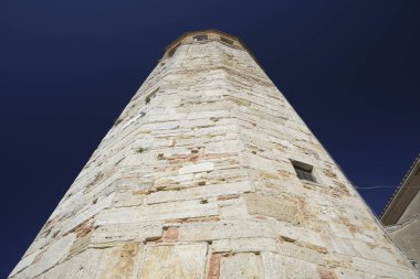 çan kulesinde Amelia, Umbria, İtalya ile ünlü dodecagonal Kulesi