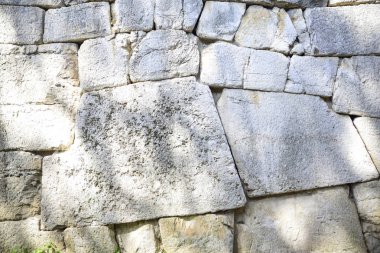 Poligonal duvarları 7 2 yüzyıl M.ö. için inşa. Büyük kayalar birbirleri ile kireç kilitli. Amelia, Umbria