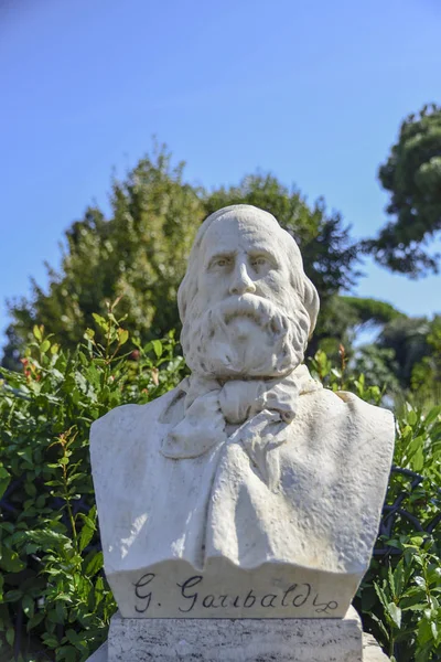 Representação Escultural Giuseppe Garibaldi Condottiero Geral Italiano — Fotografia de Stock