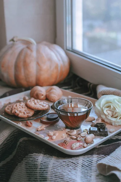 Pumpkin Food Window — Stock Photo, Image