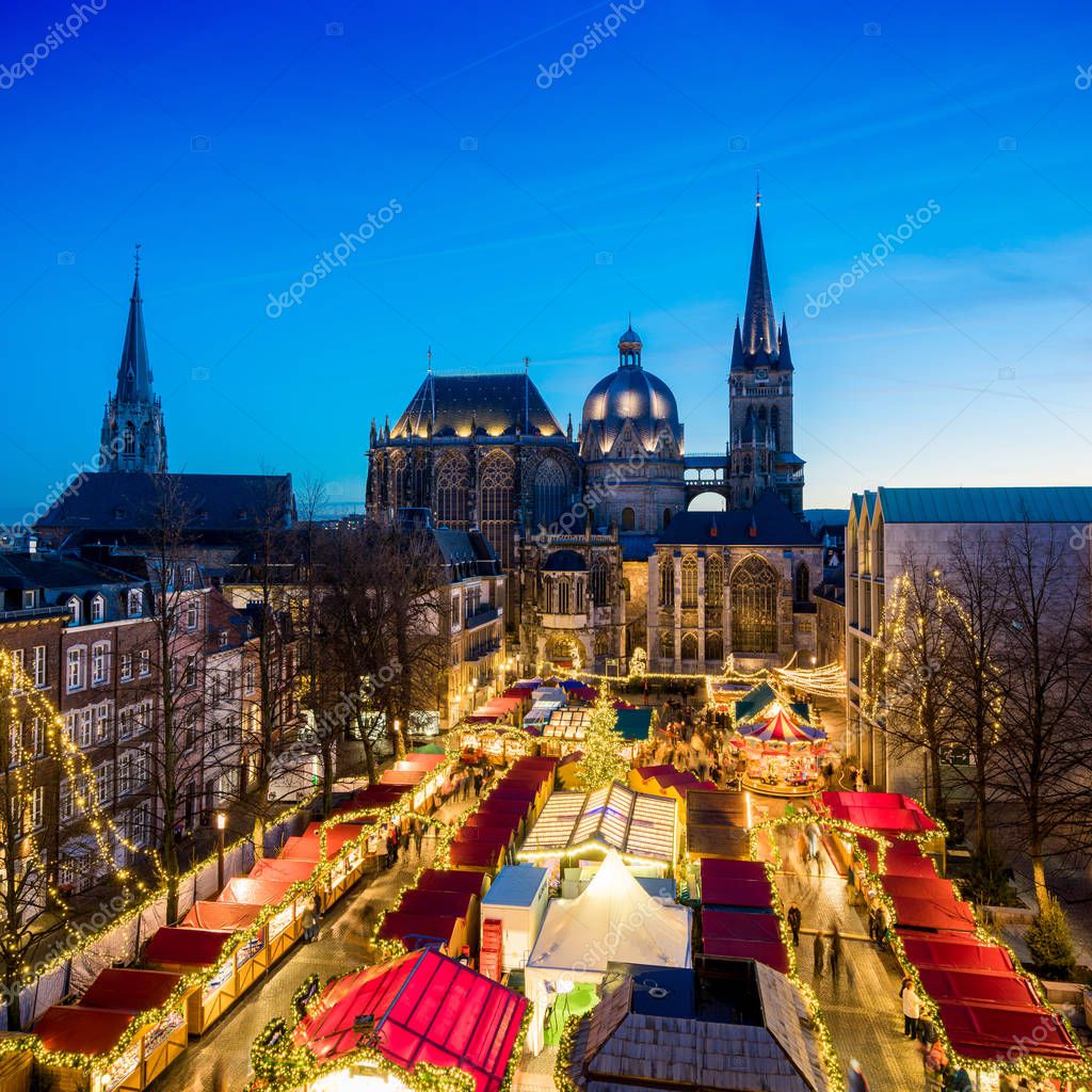 Aachen Christmas Market Winter – Stock Editorial Photo © euregiocontent #204242816