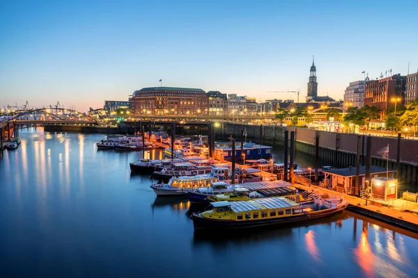 Hamburg Alman Harbour City — Stok fotoğraf