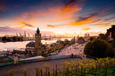 Hamburg Harbour City Scape