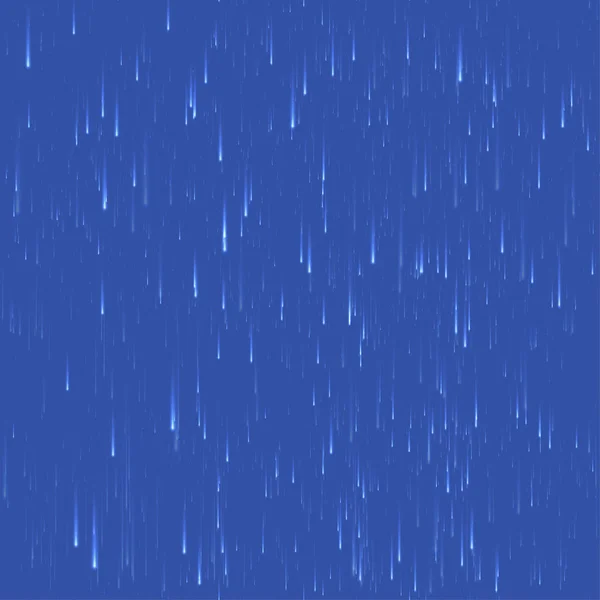 Textura Lluvia Azul Inconsútil — Archivo Imágenes Vectoriales