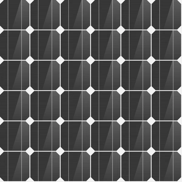 Modello Cella Solare Senza Soluzione Continuità — Vettoriale Stock