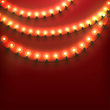 Işıklı Noel arkaplanı