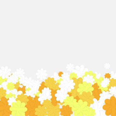 rengarenk çiçeklerle bahar arkaplanı