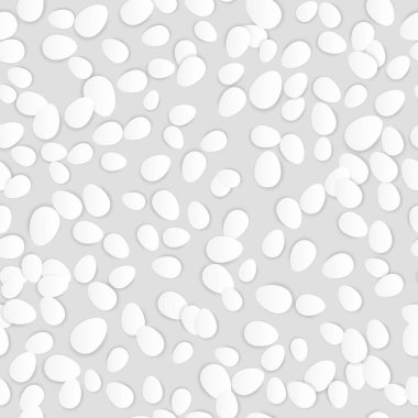 Beyaz yumurta ile sorunsuz Paskalya kalıbı