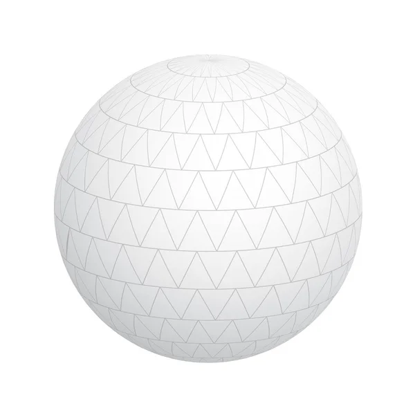 Sphère Avec Texture Enveloppée — Image vectorielle