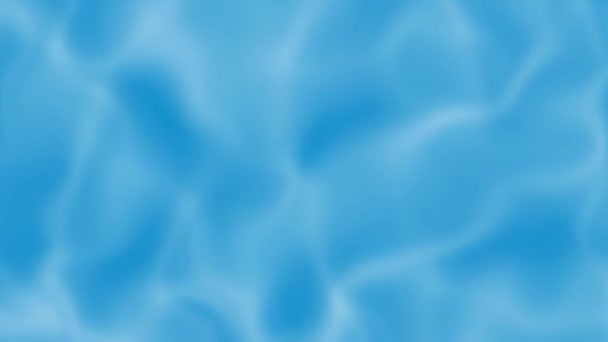 抽象的な青い夏の水の背景アニメーション — ストック動画