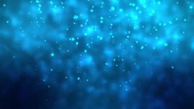 Mavi Bokeh Işıklar Arka Plan Animasyon