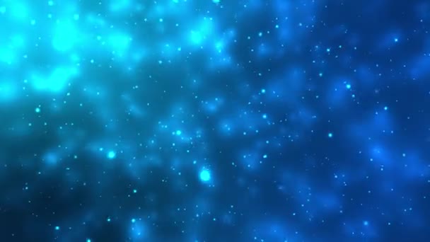 Синій Боке Вогні Фонова Анімація — стокове відео