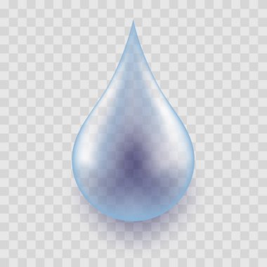 Travesti Gerçekçi Mavi Su Damla