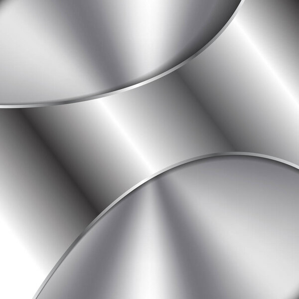 Abstract Vector Metal Background with Metal Shape
