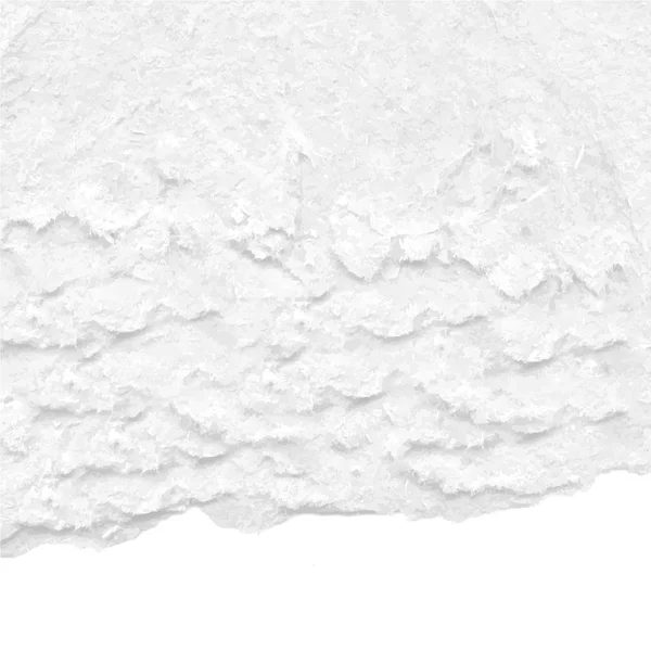 Textura Papel Rasgado Bruto Blanco — Vector de stock