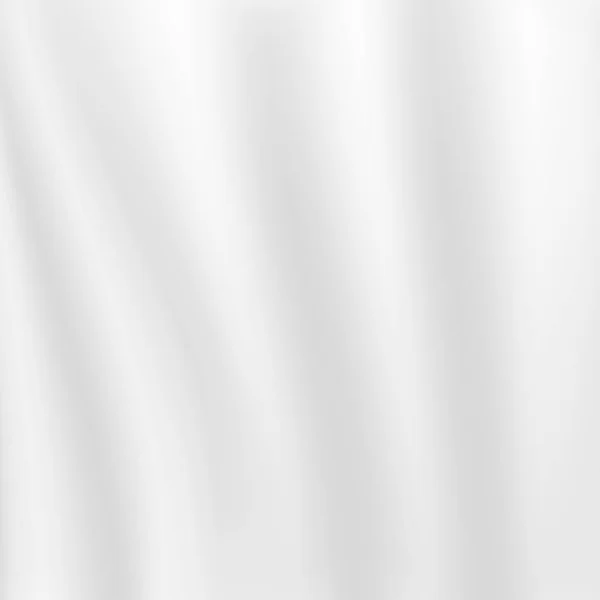 Біла Хвиляста Шовкова Тканина Фон — стоковий вектор
