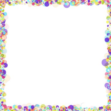 Renkli Uçan Kağıt Konfeti ile Vektör Doğum Günü Partisi Arka Plan