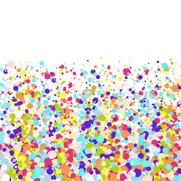 Fondo Fiesta Cumpleaños Vectorial Con Papel Volador Colorido Confetti — Vector de stock