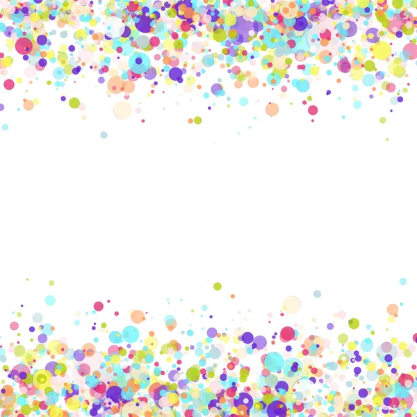 Fondo Fiesta Cumpleaños Vectorial Con Papel Volador Colorido Confetti — Vector de stock