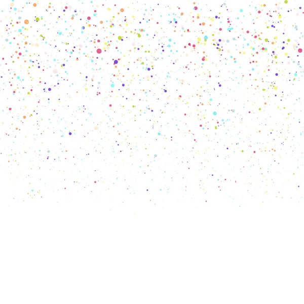 Arrière Plan Fête Anniversaire Vectoriel Avec Confettis Papier Volant Coloré — Image vectorielle