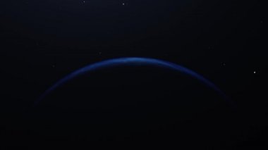 Sunset Morning earth Globe Animasyon Nasa tarafından döşenmiş