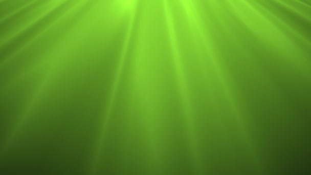 Fond vert automne avec rayons de lumière du soleil animés 