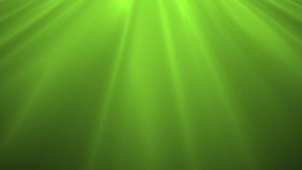 Autumn Green Background Animated Sun Light Rays — Stock Video