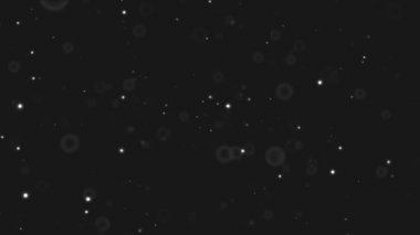 Parçacıklar Bokeh Tozu Soyut Işık Hareketi Sinema Arkaplan Döngüsü