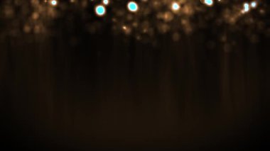 Parçacıklar Bokeh Tozu Soyut Işık Hareketi Sinema Arkaplan Döngüsü