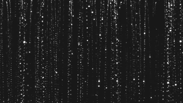 Σωματίδια Bokeh Σκόνη Αφηρημένη Φως Κίνησης Κινηματογραφικό Φόντο Βρόχο — Αρχείο Βίντεο