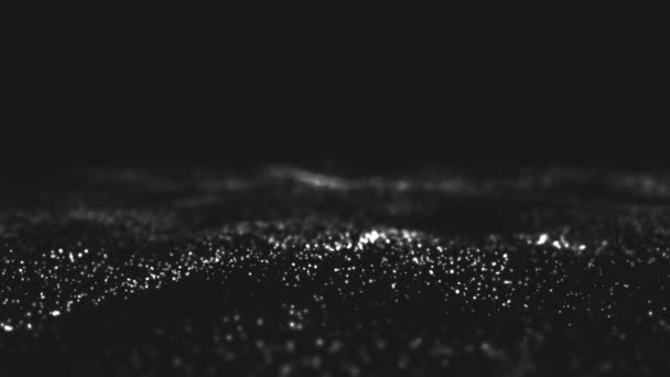 Частинки Боке Пил Абстрактний Світловий Рух Кінематографічного Фону Петлі — стокове відео