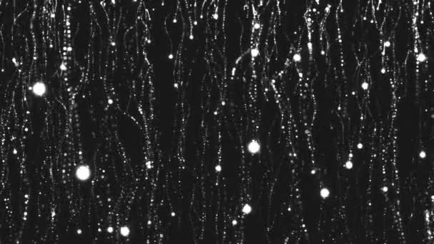 Частинки Боке Пил Абстрактний Світловий Рух Кінематографічного Фону Петлі — стокове відео