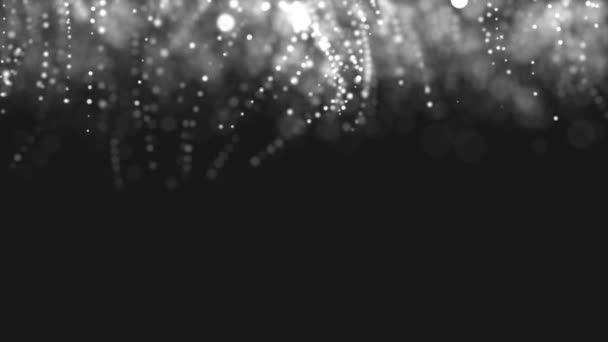 Partículas Bokeh Poeira Abstract Light Motion Cinematic Background Loop — Vídeo de Stock