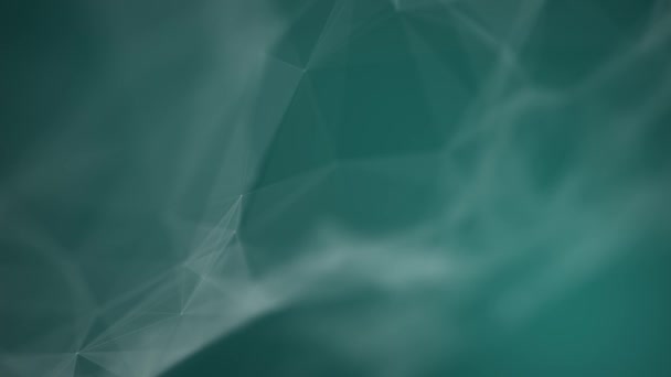 Boucle Connexions Plexus Arrière-plan avec profondeur de champ 