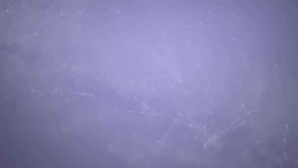 Boucle Connexions Plexus Arrière-plan avec profondeur de champ 