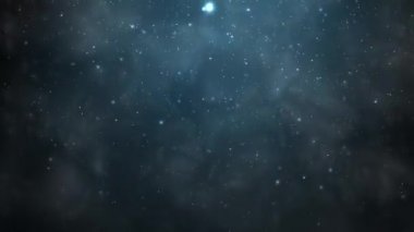 Parçacık Arkaplan Döngüsü ile Uçan Duman