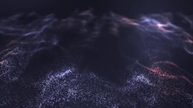 Döngülü Parçacık Alanı Hareketi Grafik Canlandırması