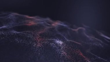 Döngülü Parçacık Alanı Hareketi Grafik Canlandırması
