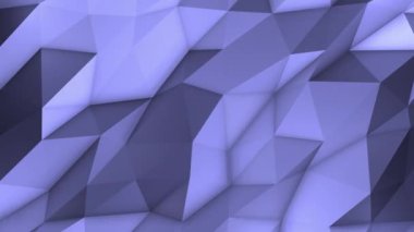 Low Poly Üçgensel Arkaplan. Kristaller Çokgen Kusursuz Döngü Hareketi GrafikleriName.