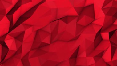 Low Poly Üçgensel Arkaplan. Kristaller Çokgen Kusursuz Döngü Hareketi GrafikleriName.