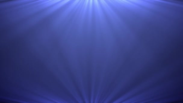 Looped Light Rays Blue Background Animation — Stock Video