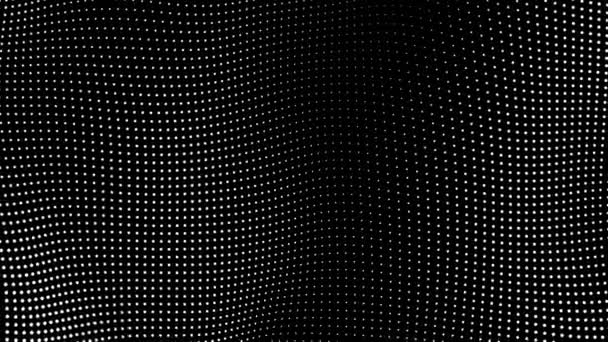 Looped Halftone Motion Háttér Footage Matte Vagy Moving Overlay Effect — Stock videók